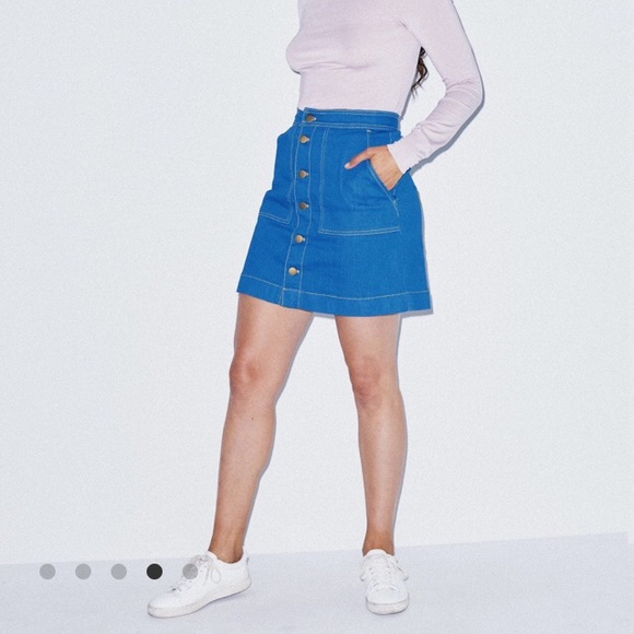 American Apparel Jean Skirt - Picture 4 of 6